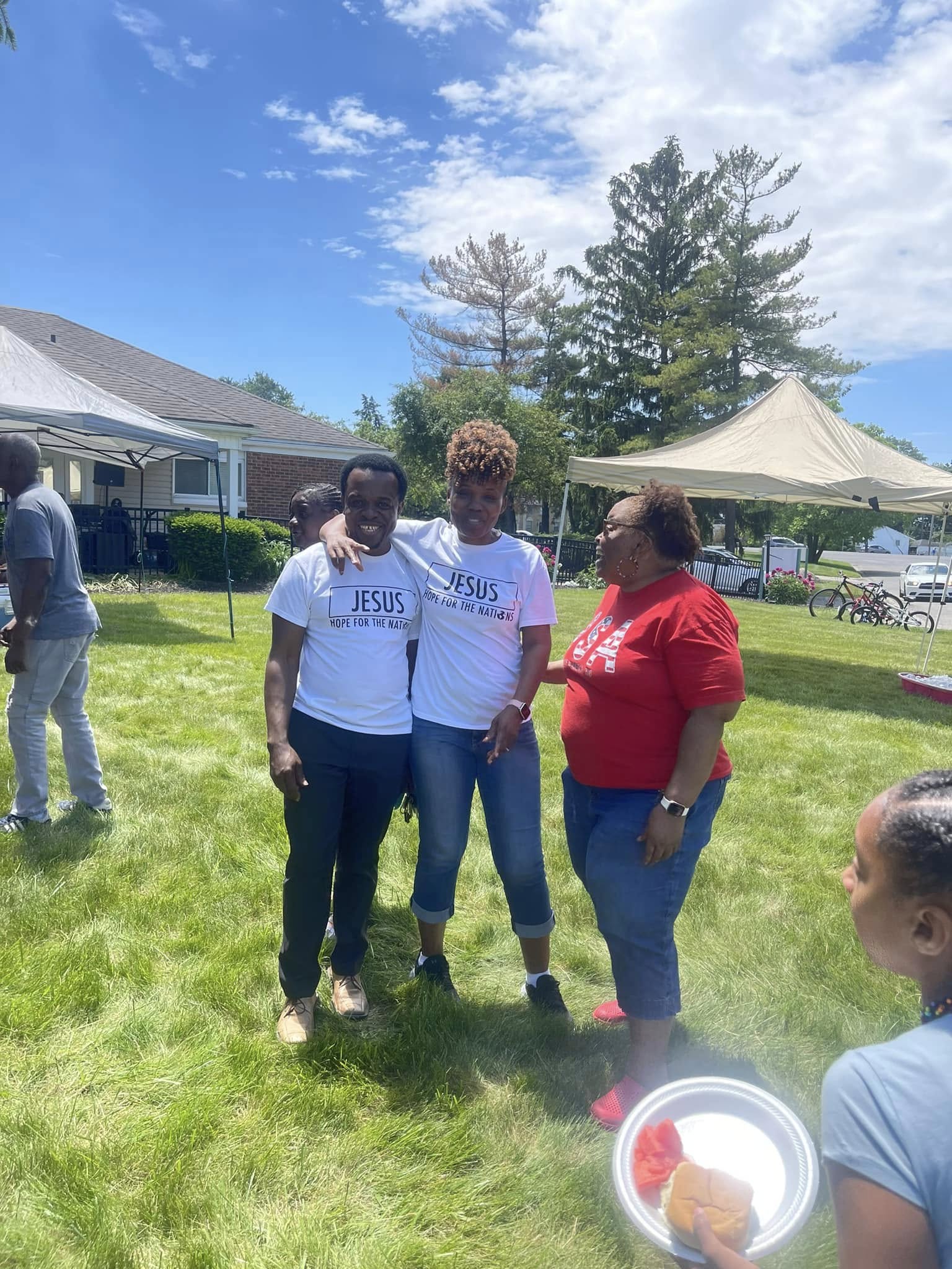 Community outreach gathering in Columbus with Oasis ministry partners